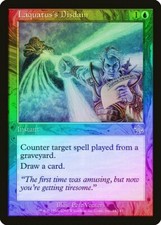 Laquatus's Disdain FOIL Judgment HEAVILY PLD Blue Uncommon MAGIC CARD ABUGames