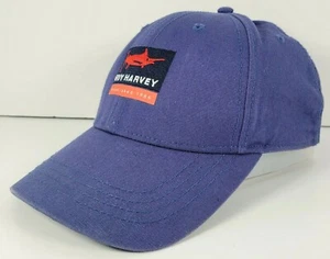 Guy Harvey Swordfish Fishing Classic Collection Cap Hat Navy Blue Adjust Strap - Picture 1 of 12