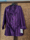 Damen Trenchcoat Übergangsjacke Jacke lila Gr. 40 NEU