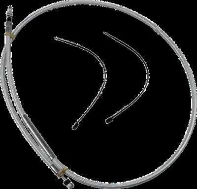 Mg High-Efficiency Braided Clutch Cable Chrome 2in. Over Victory Octane 17 - Image 1 of 4