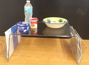 Displays2buy Acryl Frühstück Bett Servieren Mehrzweck Tablett Griffe Ständer - Bild 1 von 7