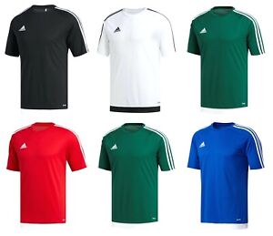 Adidas Mens Football T-Shirt Estro 15 Climalite Short Sleeve Sports T-Shirt 