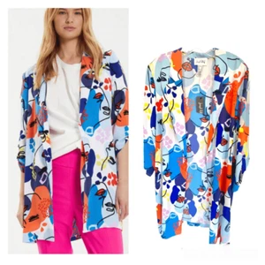 Joseph Ribkoff Multi-Color Abstract Open Front Blazer Sz 20 - Picture 1 of 13