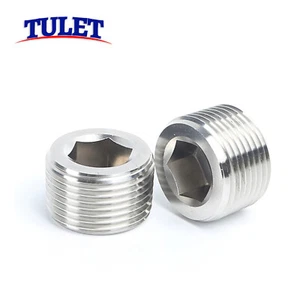 Tappi di chiusura maschio esagonali con filettature metriche, BSPP, BSPT e NPT - Foto 1 di 60