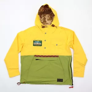 LL Bean x Todd Snyder Men's Anorak 1/2 Zip Pullover Jacket Yellow / Green L NWT - Picture 1 of 12