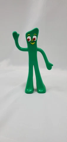 Green Gumby figure - Poseable rubber toy Cover