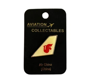 10237 AIR CHINA AIRLINES TAIL PIN TAIL FIN LAPEL PIN BADGE - AVIATION AIRCRAFT - Picture 1 of 2