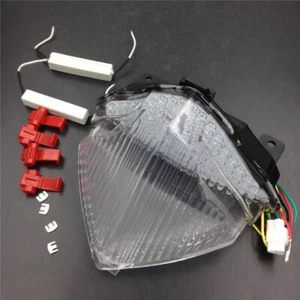 Luz de giro de freno trasero LED transparente para Yamaha YZF R1 2004 2005 2006 - Imagen 1 de 7