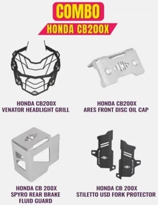 Combo of 4 Items Fit for HONDA CB 200 X - Picture 1 of 2