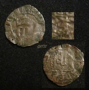 ESPAÑA, 164-ENRIQUE II, 1/4 DEL REAL DE SEVILLA, AB. 431. - Imagen 1 de 1