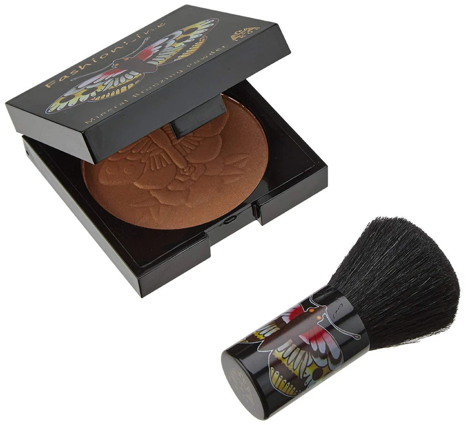 Bronzepuder Bräunungspuder mit Kabukii Pinsel Mineralien Shea Butter + VitaminE - Bild 1 von 4