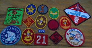 Lot of 15 Vintage Boy Scout Patches High Adventure Central Georgia Aloha Campore