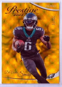 2023 Panini Prestige #236 DeVonta Smith Xtra Points Gold #/75 - Bild 1 von 2
