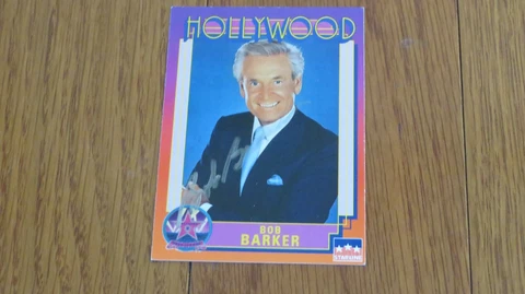 Bob Barker Autographed Hand Signed Price is Right Card Cover
