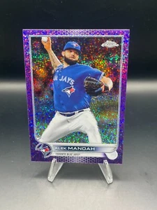 2022 Topps Chrome Alek Manoah MAGENTA Purple SPECKLE REFRACTOR /299 #36 - Bild 1 von 2