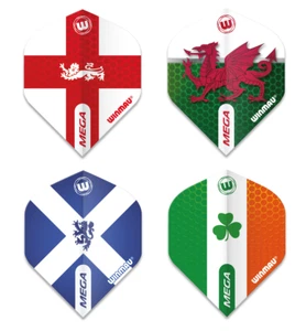Winmau Country Flags Mega Standard Dart Flights - Picture 1 of 5