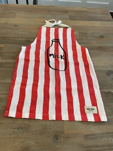 Rare Bobo Choses Milk Apron Red Stripes Kitchen Pretend Play OS Discontinued - Picture 1 of 9