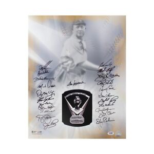 CY Young Award Winners Autographed 16x20 Photo - PSA/DNA LOA (23 Signatures)