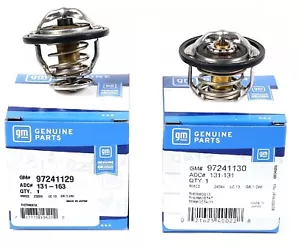 AC Delco 185 & 180 Degree Thermostat Front & Rear Kit Pair for GM Pickup Duramax - Picture 1 of 3