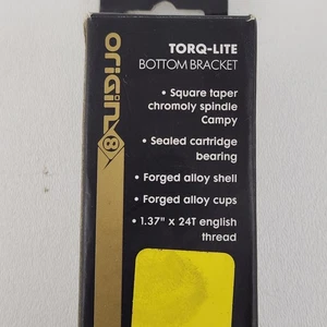 Origin8 TorqLite Square Taper JIS Sealed Bearings BSA 68x118mm Bottom Bracket - Picture 1 of 6
