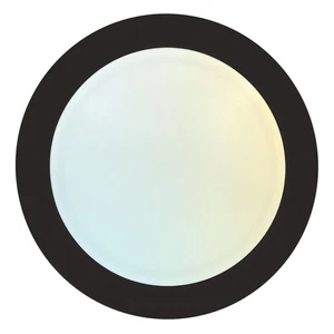 Luxrite 6 Inch LED Disk Lights 5CCT 2700K-5000K 1000LM Damp Rated Black - Picture 1 of 7