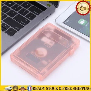 2.5 in HDD SSD Protective Case Plastic Shockproof Hard Drive Disk Box (Red) ~Hot - Afbeelding 1 van 10