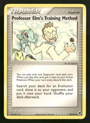 Método de entrenamiento del profesor Elm - 79/101 - poco común - EX Dragon Frontiers - LP Foto 1 de 2