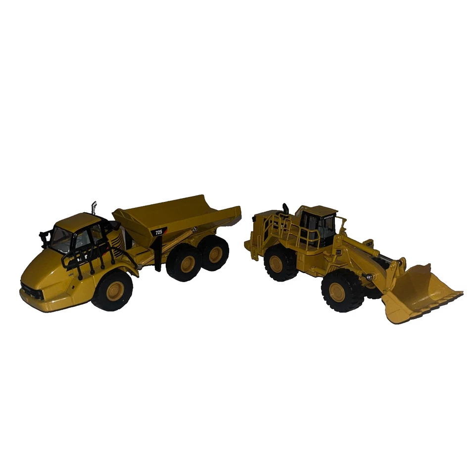 Norscot/Diecast Masters CAT 725 Articulated Dump Truck & CAT 988H Wheel Loader - Image 1 of 4