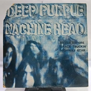 DEEP PURPLE MACHINE HEAD /HIGHWAY STAR /CAT LBT Orgage Label Rare / THAILAND 7" - Picture 1 of 6