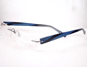 Charmant Brille CH 0945 Blau Titan Bohrhalterung 49-17-140 - Bild 1 von 3
