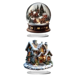 2D Flat Acrylic Sign Christmas Decoration for Living Room Office Shelf - Picture 1 of 16