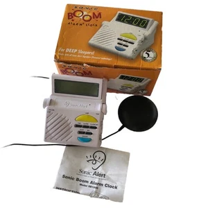 Sonic Alert Alarm Clock SB-1000 V3 Sonic Boom Combination With Super Shaker - Picture 1 of 9