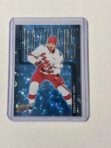 2025-26 Upper Deck Series 1 Sebastian Aho Blue Dazzlers #DZ-28 - Picture 1 of 2