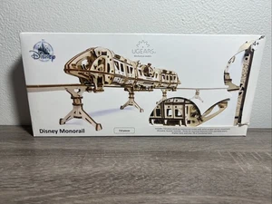 UGEARS Mechanical Models Disney Monorail 3-D Wood Kit *NEW Unused - Box Damage - Picture 1 of 6