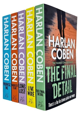 Myron Bolitar Series 2 (Book 6-10) By Harlan Coben 5 Books Set - Fiction -  PB - Image 1 of 4