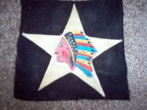 WWI USMC Marine 2nd Division, 1st battalion, 5th Marines Patch wool felt AEF* - Picture 1 of 1