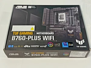 ASUS TUF GAMING B760-PLUS WIFI Intel B760 1700 ATX 4 DDR5 HDMI DP Motherboard - Picture 1 of 7