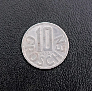 1972 10 Groschen Austria; Circulated; - Picture 1 of 2
