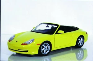 1:18 UT Models Porsche 911 996 Cabrio Convertible yellow, blue - Picture 1 of 4