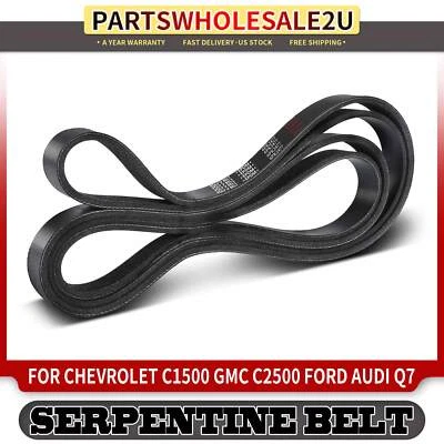 Cinturón serpentino 97,54" para Chevrolet C1500 GMC C2500 Ford Crown Victoria Audi Foto 1 de 4