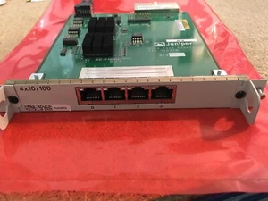Juniper JXE-4FE-TX-S 4 port 10/100 , Quad Fast Ethernet, 750-013492 - Picture 1 of 3