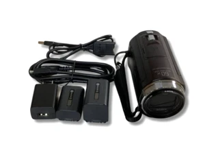 SONY HDR-CX535 HandyCam Camcorder Video Camera w/Battery x2 Tested Japan BNB - Picture 1 of 10