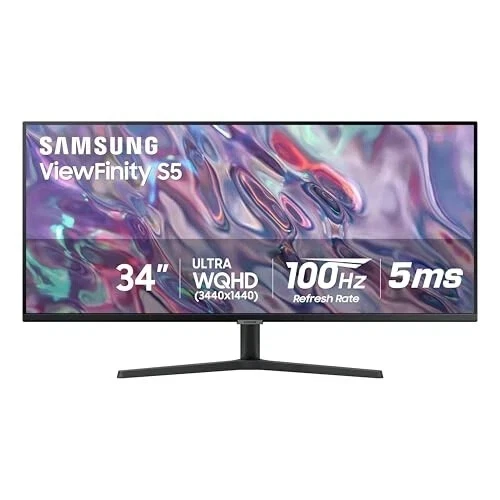 SAMSUNG 34" CONFIGURED S50GC SERIES ULTRA-WQHD MONITOR LS34C502GANXZA - BLACK - Image 1 of 1