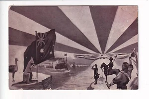Flota de Estados Unidos Australia da la bienvenida a la flota estadounidense c.1908 - Imagen 1 de 2