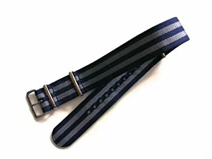 18 20 22 24 NATO G10® watchband strap Ballistic nylon RAF bond Military IW SUISS - Picture 1 of 43