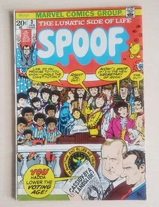 Marvel - SPOOF: The Lunatic Side Of Life #3 JAN 1972 - Celebrity For President? - Picture 1 of 7