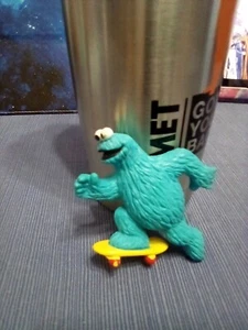 Vintage Applause Sesamstraße Krümelmonster auf Skateboard - Bild 1 von 4