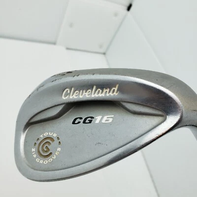 Cleveland CG16 56°-14 Sand Wedge Zip Grooves Wedge Flex Steel Golf Pride Grip - Image 1 of 4