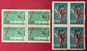 Vietnam N. 1967 2500th Aircraft Downed over N Vietnam Set in Blks 4 Mint. - Picture 1 of 2