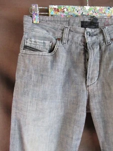 Diesel Black Gold authentic Superbia gray distressed destroyed jeans 27 31 - Picture 1 of 10